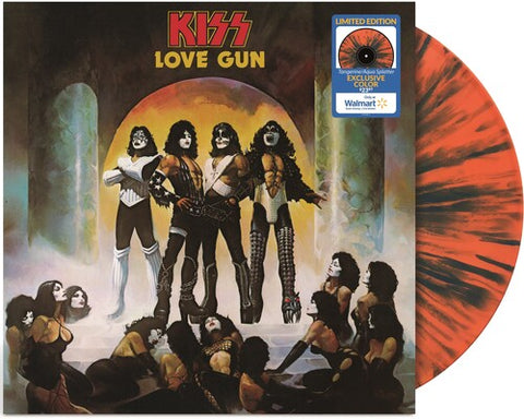 Kiss Love Gun 180g Tangerine and Aqua Splatter Vinyl Lp