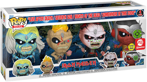 Figurina Funko Iron Maiden POP! Figurina Rocks vinile Eddie - Set